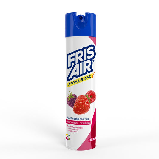 Ambientador y Desinfectante Fris Air® frutos rojos x 360 mL
