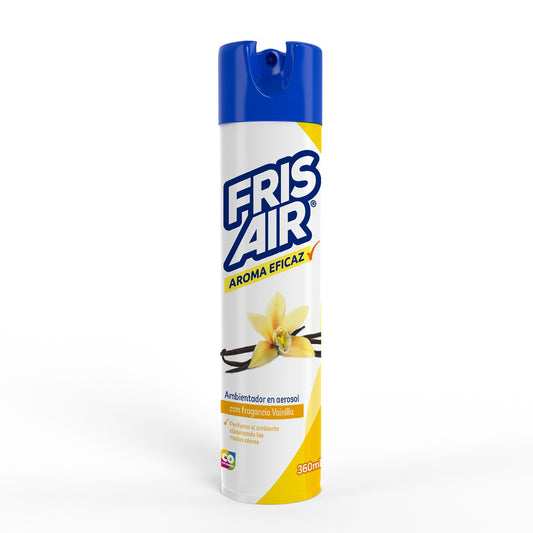 Ambientador y Desinfectante Fris Air® vainilla x 360 mL