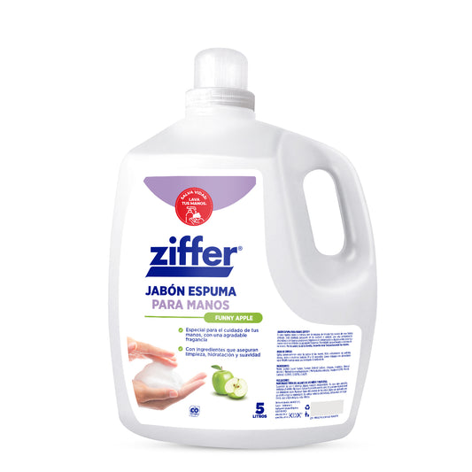 Jabón espuma para manos Ziffer® funny apple x 5 L